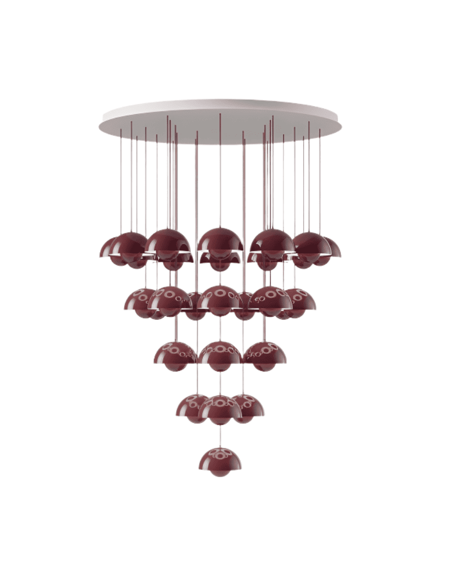 &amp;Tradición - Maceta VP10 Verner Panton 31 piezas