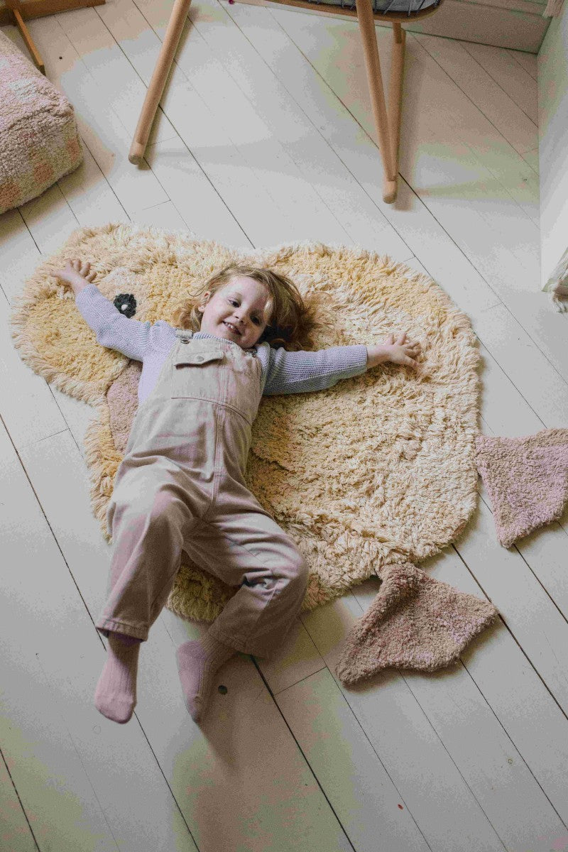 Washable Rug Colorful Lines, 140 x 200 cm