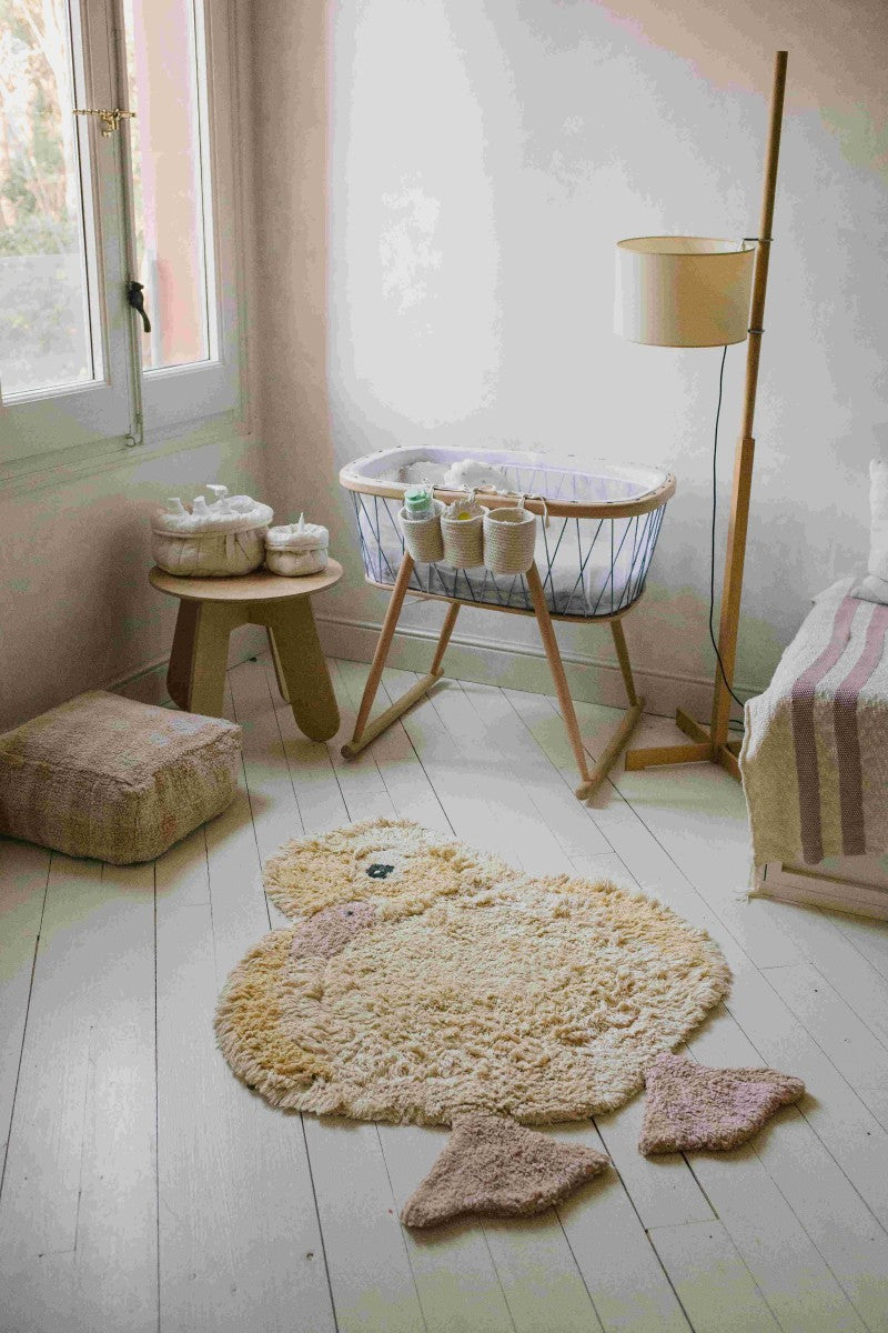 Washable Rug Colorful Lines, 90 x 130 cm