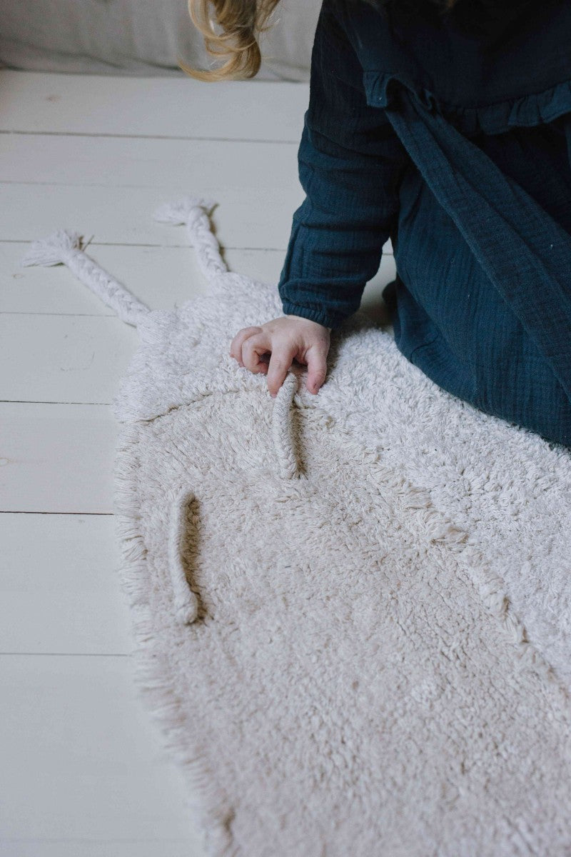 Washable Rug Teddy, 120 x 122 cm