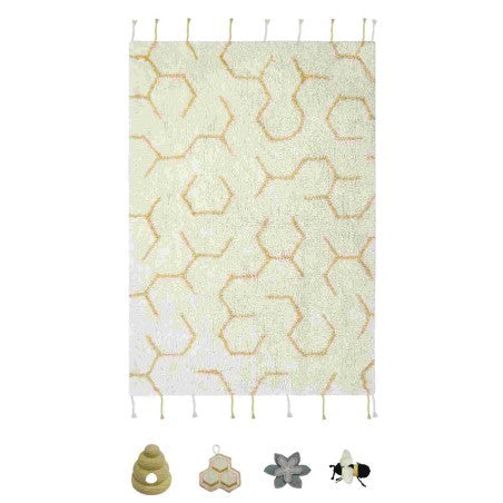 Washable Rug Snail, 90 x 130 cm