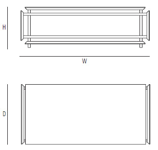 GTV Thonet - Mesas de café Wiener Box