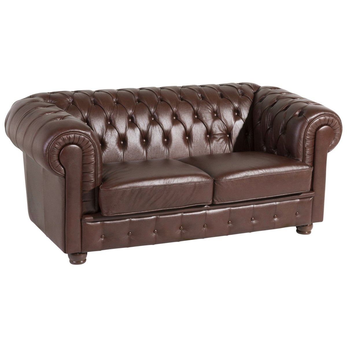 Max Winzer - 2-Sitzer Sofa Bridgeport 100% Wischleder in 2 Farben