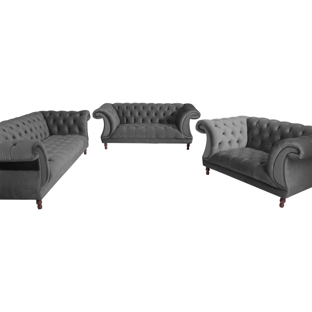 Max Winzer - 2-Sitzer Sofa Ivette Samtvelours