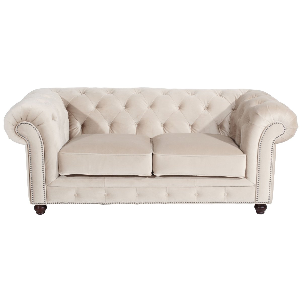 Max Winzer - 2-Sofa Orleans Samtvelour in 8 Farben