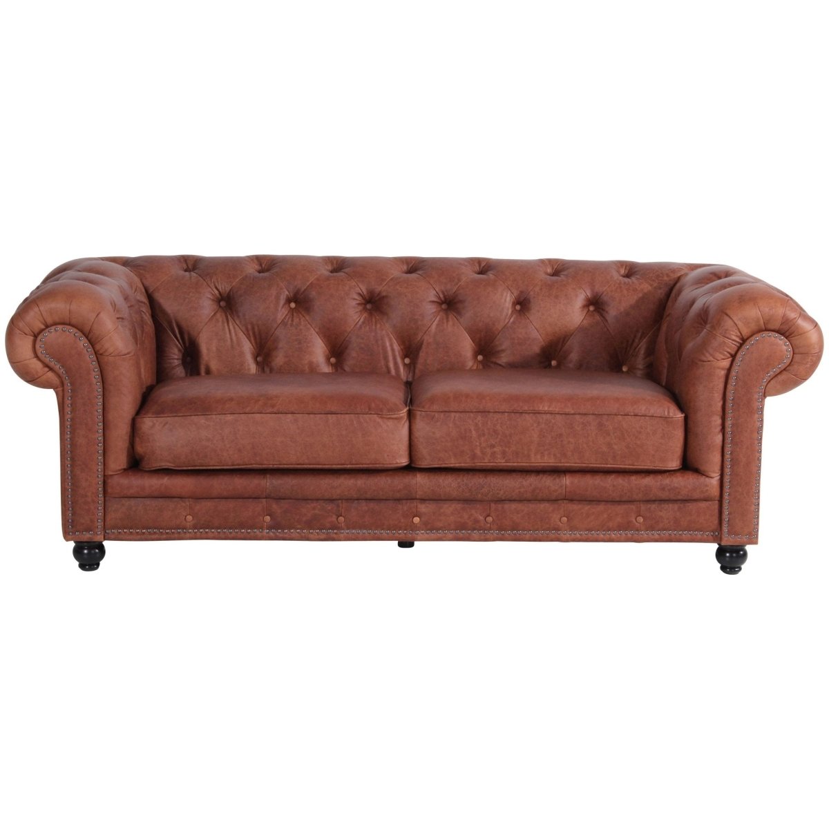 Max Winzer - 2,5-Sitzer Sofa Orleans Echtleder Antikoptik in 2 Farben