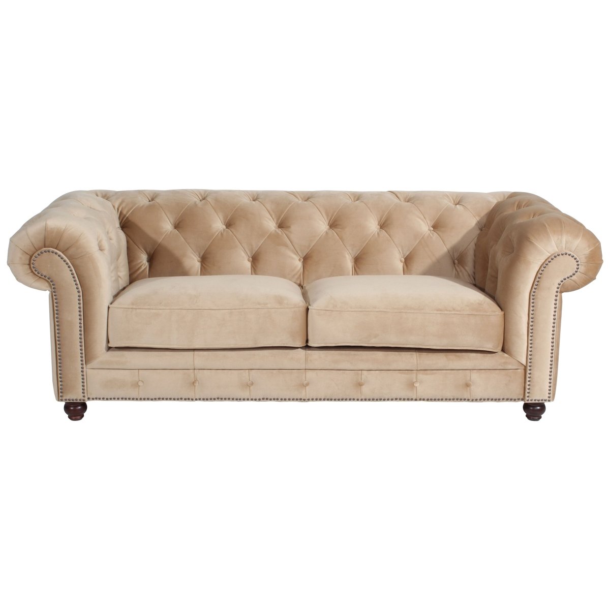 Max Winzer - 2,5-Sitzer Sofa Orleans Samtvelour in 8 Farben