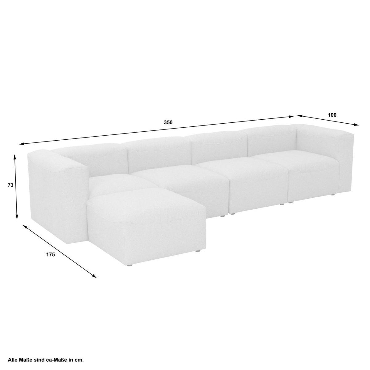 Max Winzer - Lena modulares Sofa-Set 07 Anthrazit