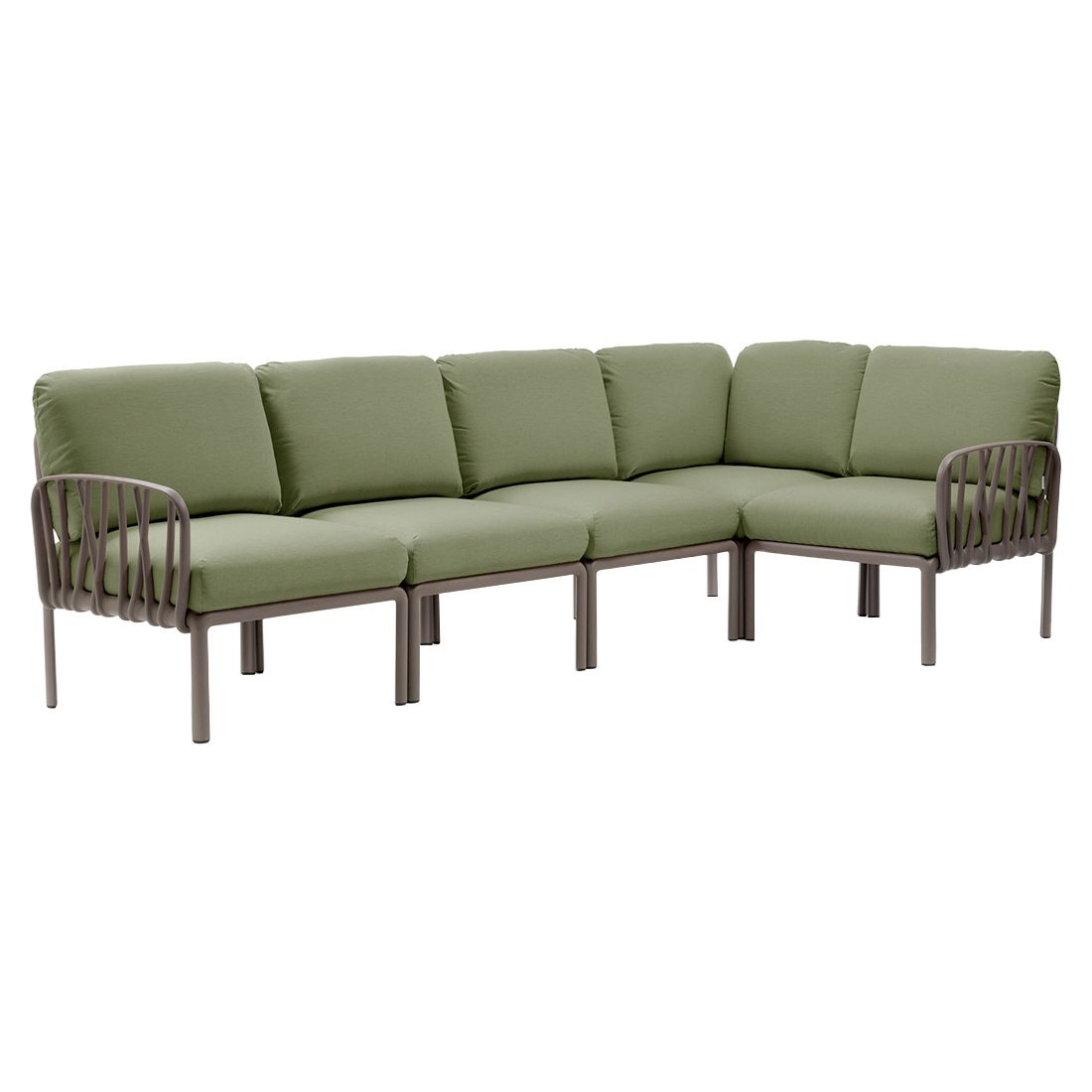 Nardi Komodo Corner Lounge Taupe/Rose Quartz in 8 Colors