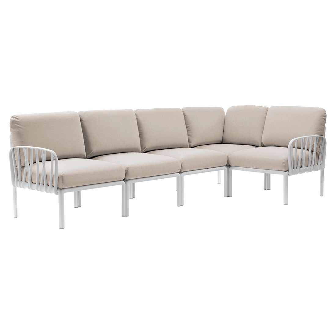 Nardi Komodo Corner Lounge Taupe/Rose Quartz in 8 Colors