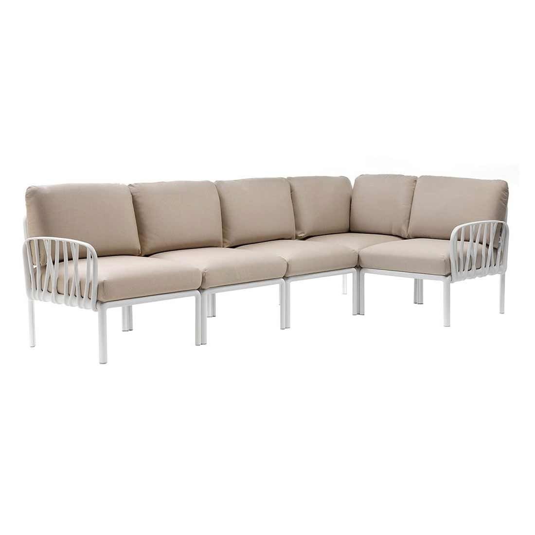 Nardi Komodo Corner Lounge Taupe/Rose Quartz in 8 Colors