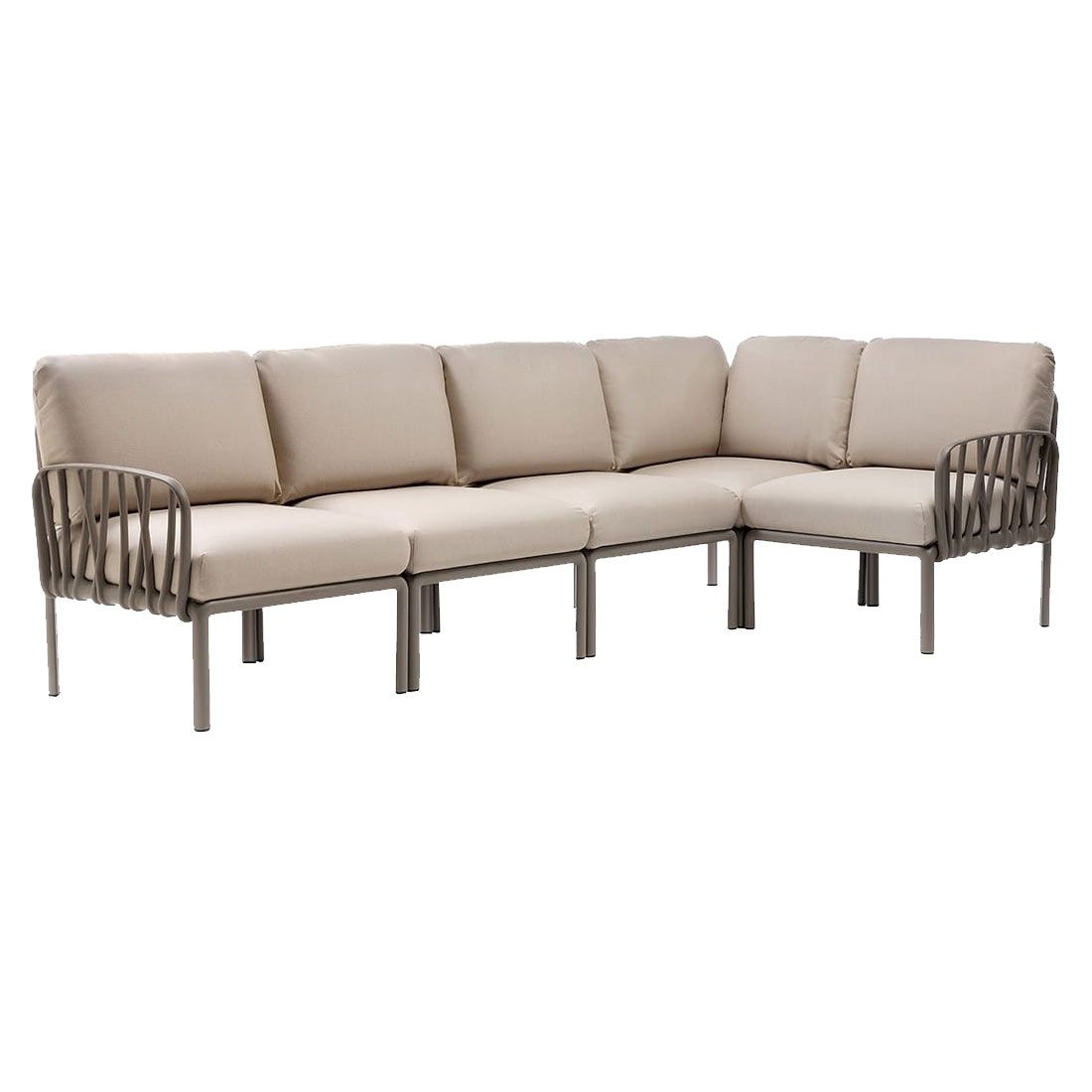 Nardi Komodo Corner Lounge Taupe/Rose Quartz in 8 Colors