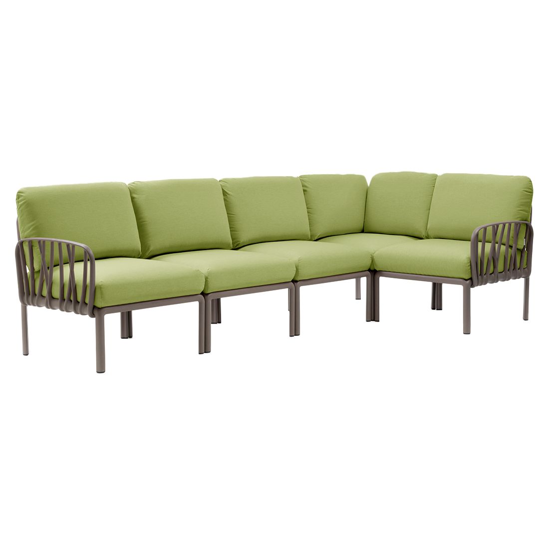 Nardi Komodo Corner Lounge Taupe/Rose Quartz in 8 Colors