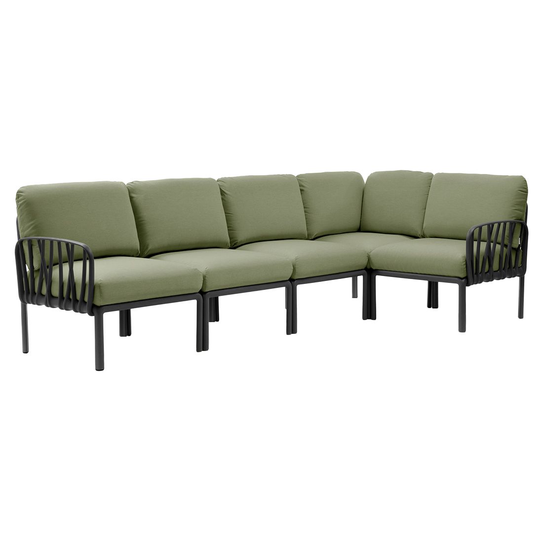 Nardi Komodo Corner Lounge Taupe/Rose Quartz in 8 Colors