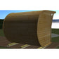 Scandinavic Wood Art - Außensauna Wave Compact