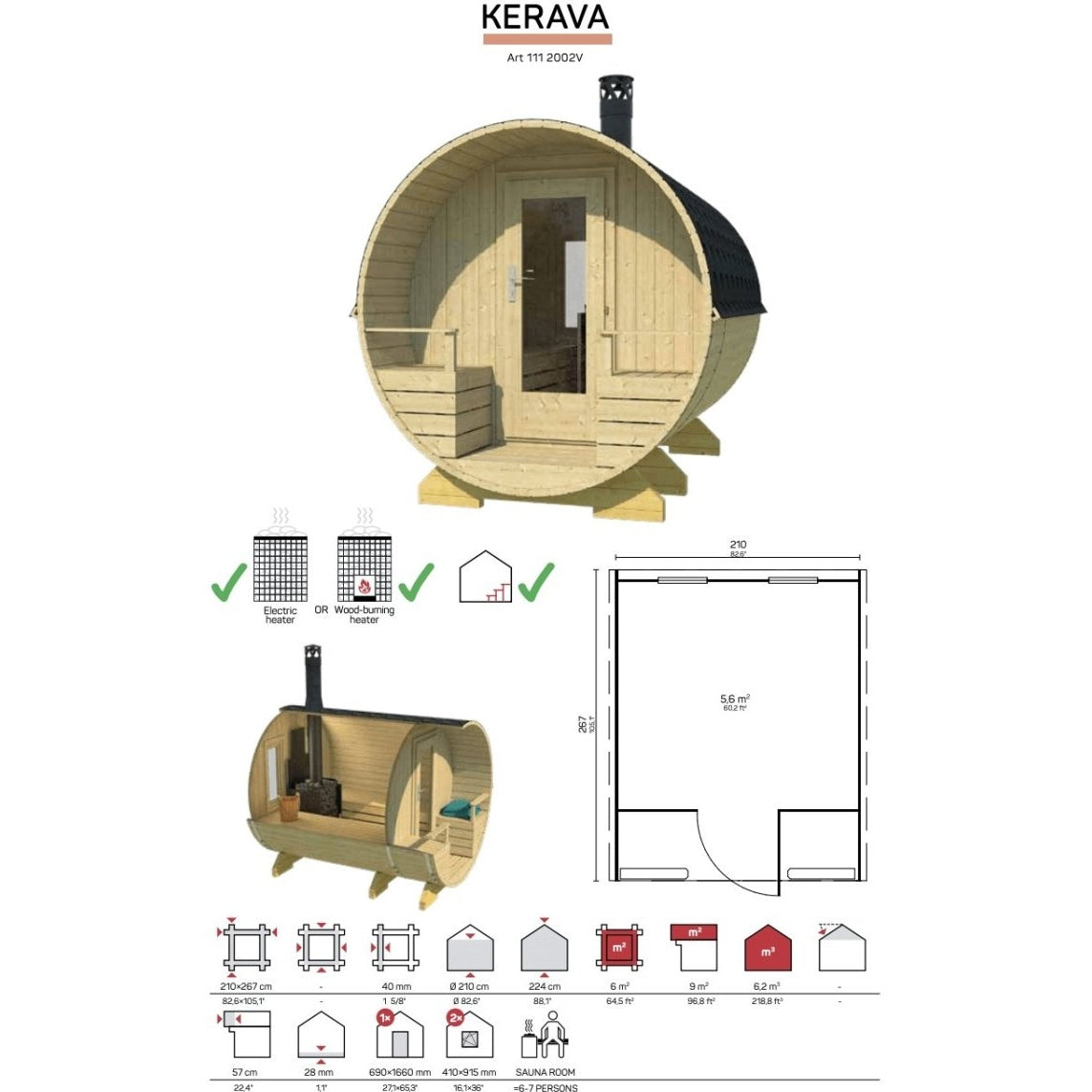 Tene FASS SAUNA KERAVA