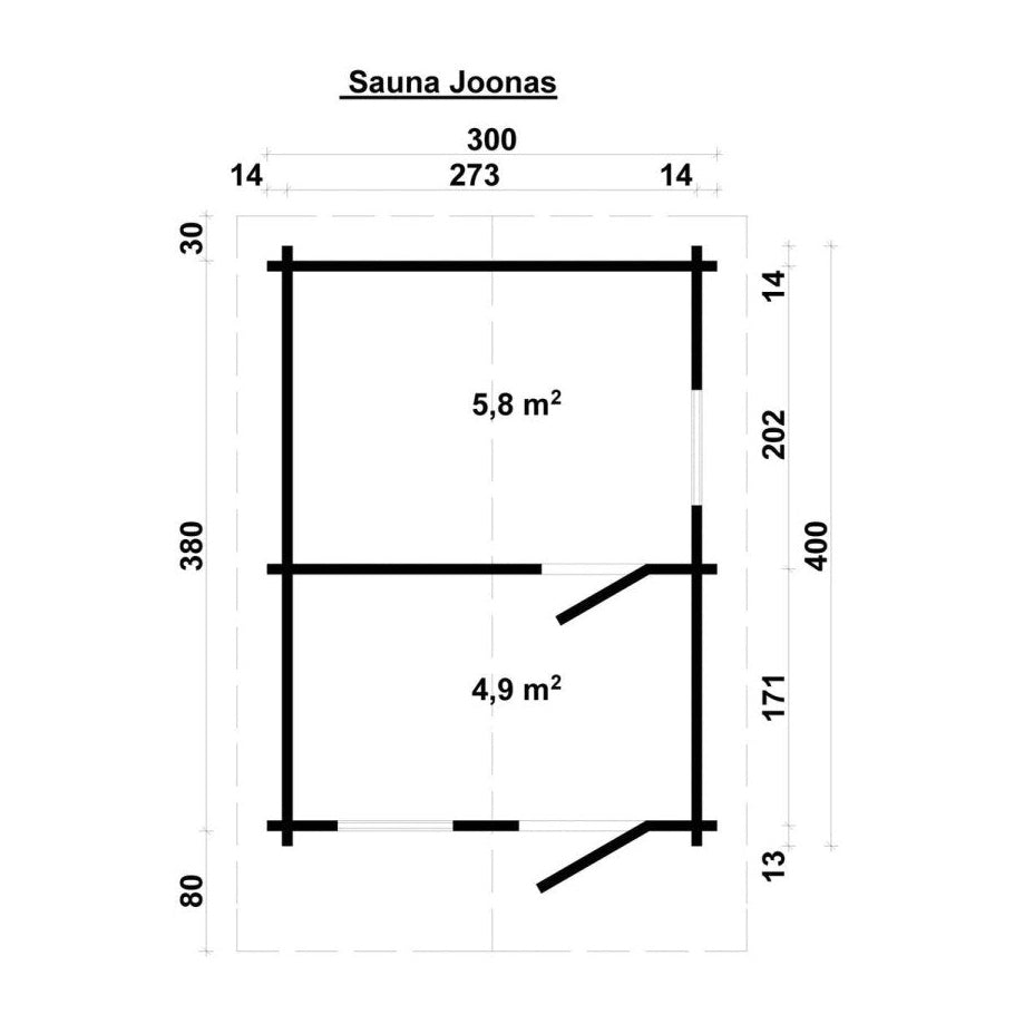 Tene JOONAS Saunahaus