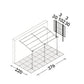 Unopiu - Anbau Pergola Solaire gebogen in 2 Größen