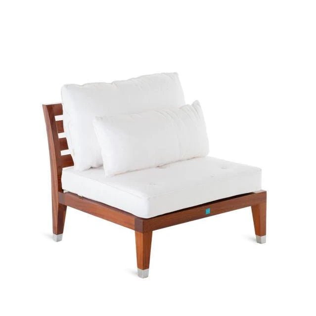 Unopiu - C'est la vie sofa 3-seater made of mahogany