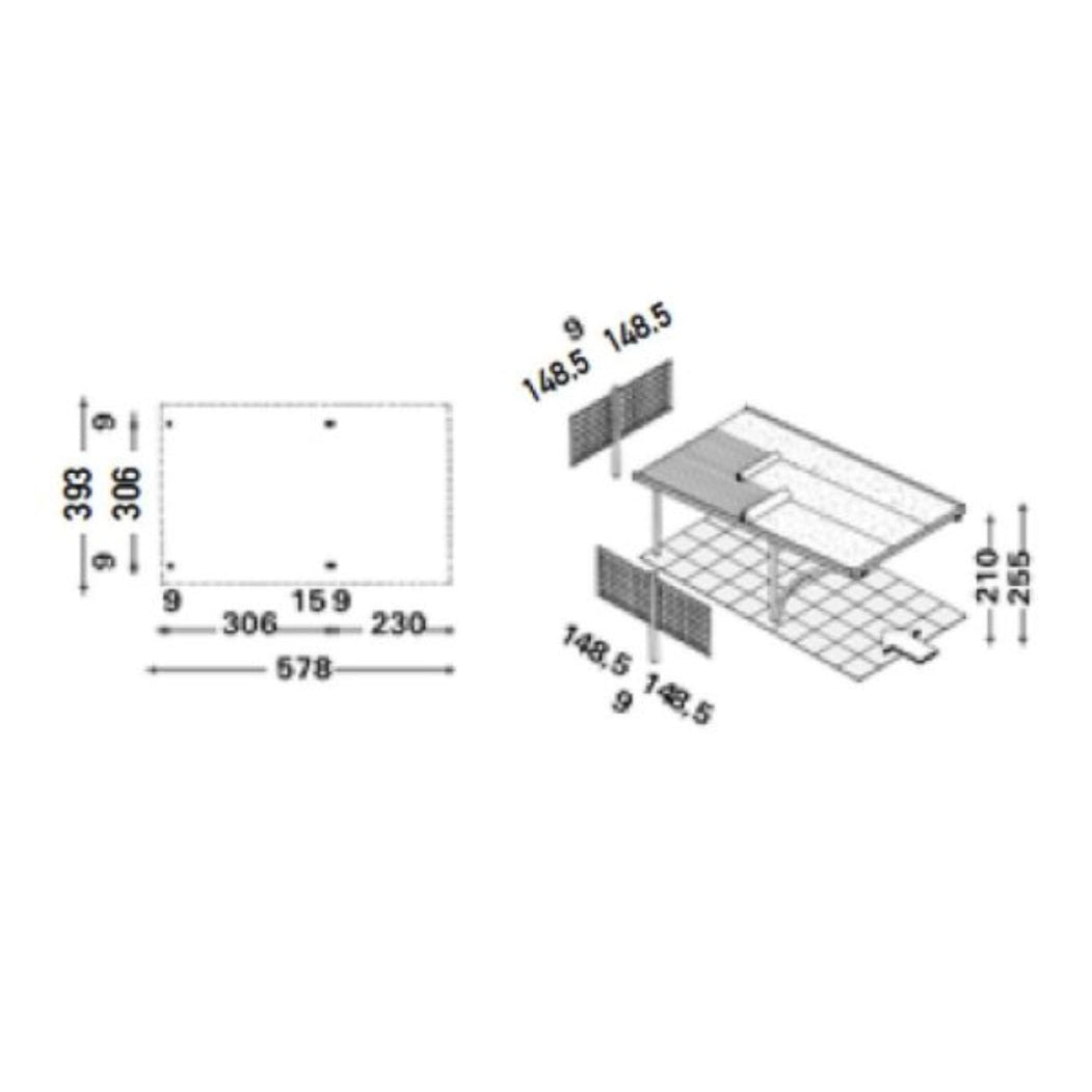 Unopiu - Covercar Double Carport