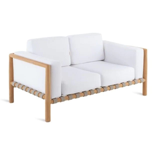 Unopiu - Pevero 2-Sitzer Sofa aus Teakholz