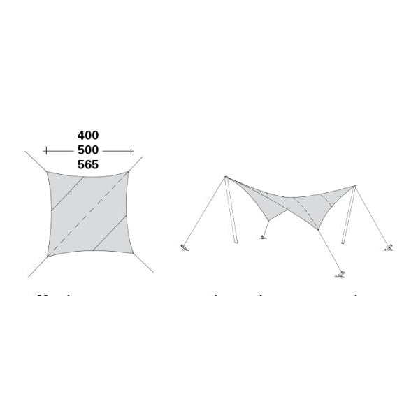Unopiu - Umbrella Lipari Ø400cm in various designs