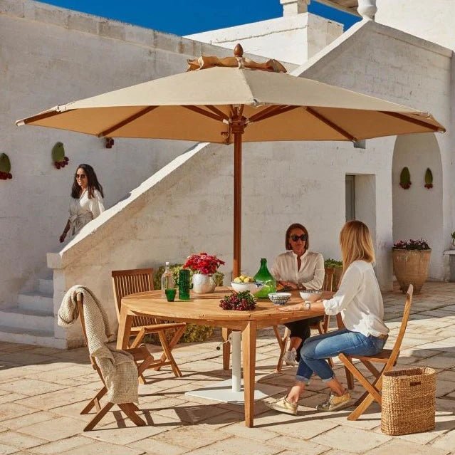 Unopiu - Sun Umbrella Lipari 400 x 400 cm in various designs
