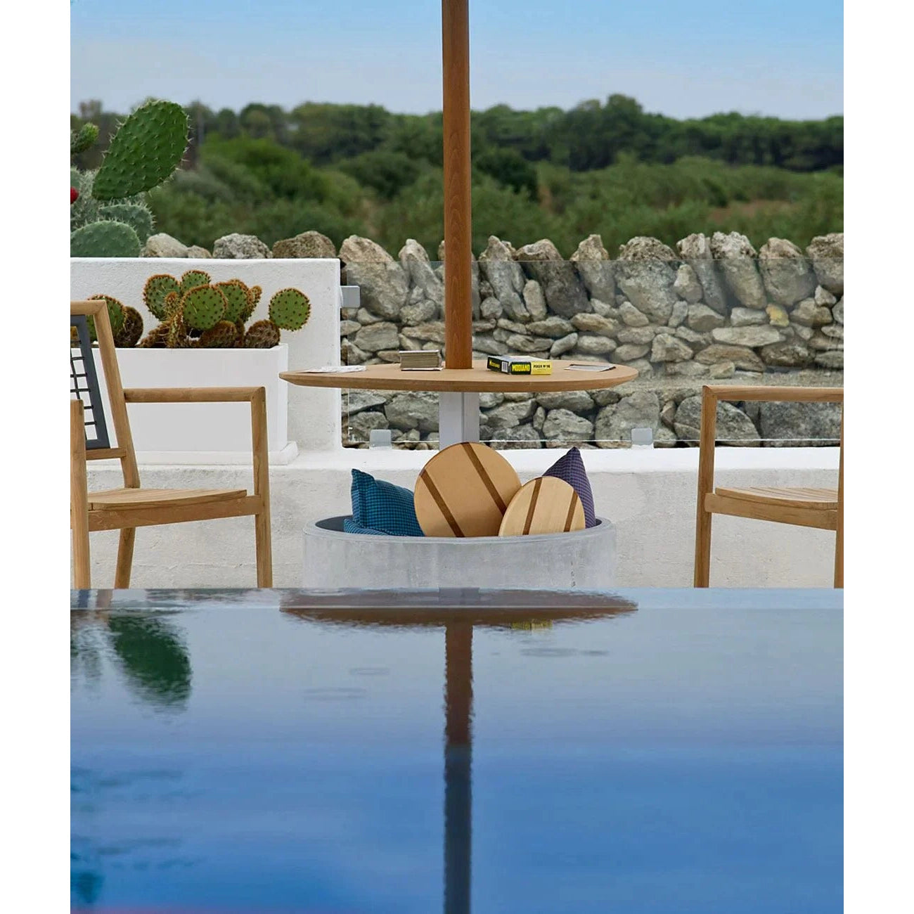 Unopiu - Pevero Rectangular Coffee Table made of Teak
